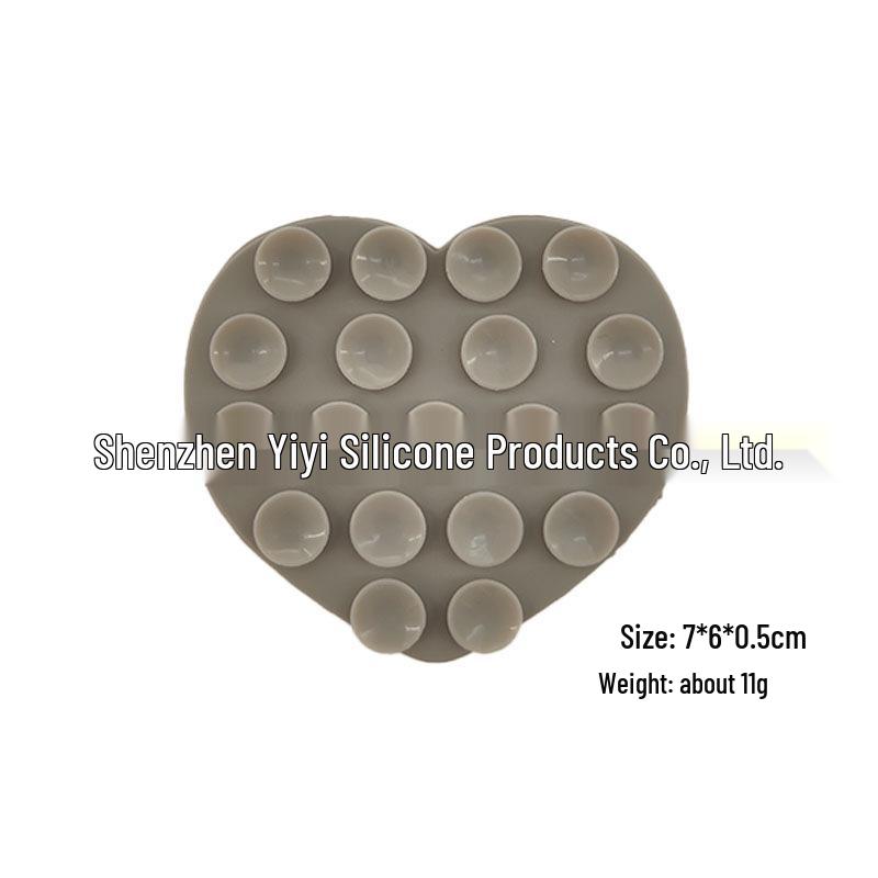 Silicone Phone Holder: Portable, Anti-slip, Stable Suction Cup Back Sticker