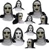 Die Nonnenkopfmaske mit entsetzlichem Design, ideal für Halloween und Kostümpartys