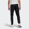 adidas Essentials French Terry Tapered Cuff 3-Stripes Pants Black/White Men Streetwear GK8831