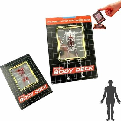 Menschliche Anatomie Spielkarten Das Körperdeck Lustige Transparente Menschliche Anatomie Spielkarten Brettspiel Magisches Spiel Für Party
