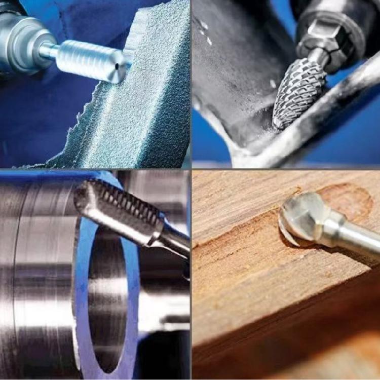 Hartmetall-Rotfräser-Schleifköpfe mit langanhaltender Schärfe für feine Detailarbeiten, komplizierte Handwerksprojekte