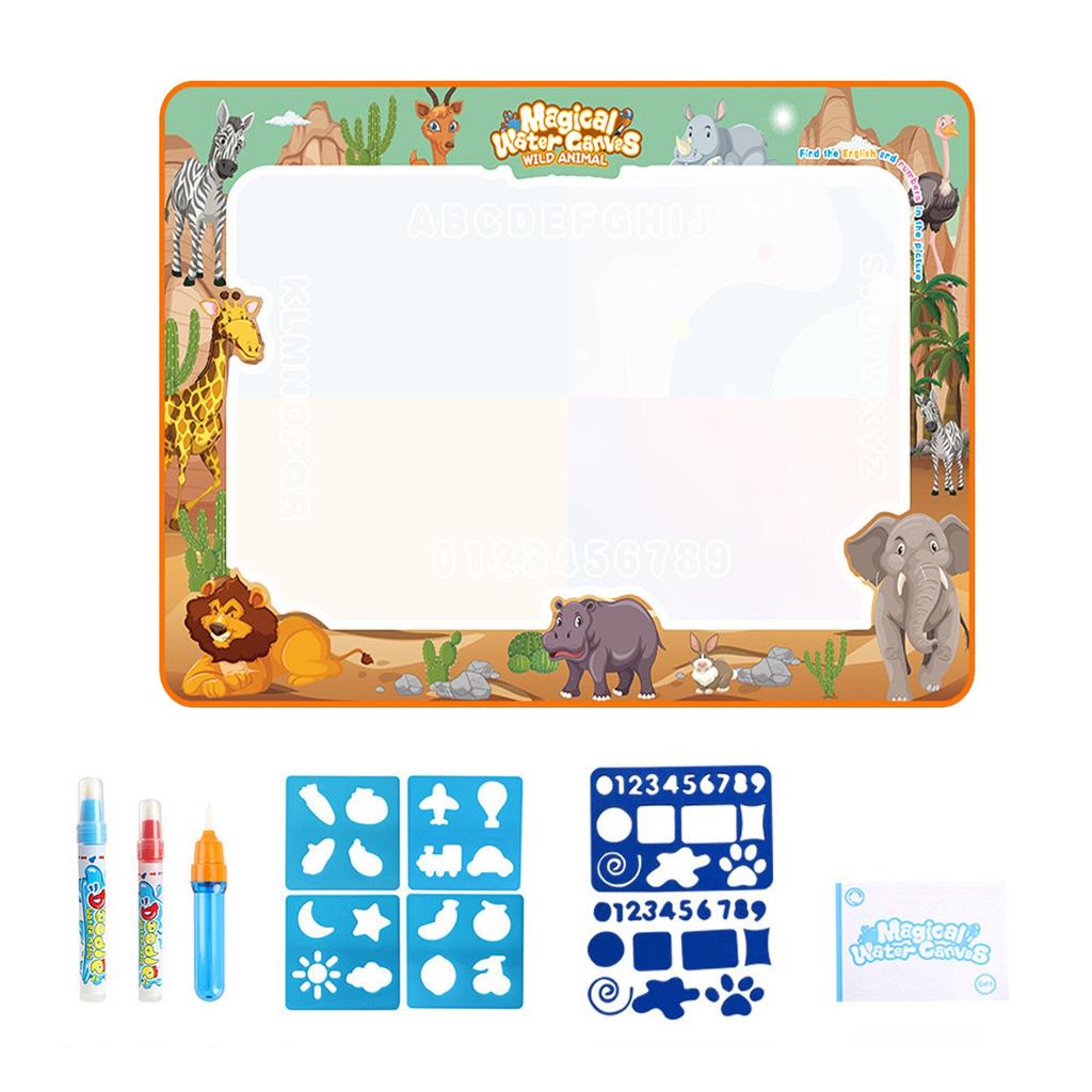 Water Pad 31x23Inch Extra Large Art Water Color Pad Reusable Foldable Water Painting Pad Educational Painting Toy Set For Children Over 3 Years Old