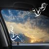 Universal Sexy Women Dancing Girl PVC Adhesive Removable Decal Stickers for Truck Window Motorcycle Wall Laptop DIY Car Graphics