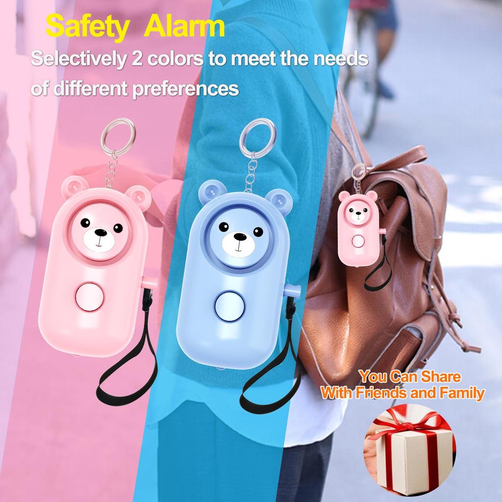 130dB Personal Safety Alarm for Self-Defense, Ideal for Women, Students, and Elderly