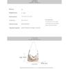 Xeie Thuk Shoulder Bag Women Glossy PU Adjustable Strap Daily Commuting