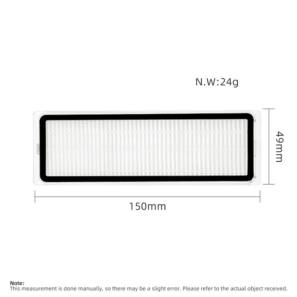 Compatible for Xiaomi Robot Vacuum S20+ / B108GL, Xiaomi S10+ / B105 Accessories Main Brush Filter Mop Cloth Replacement Parts