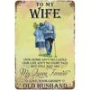 "Our Home Is Not A Castle" Vintage Tin Plaque – Couples Valentine's Decor | Ideal Romantic Gift