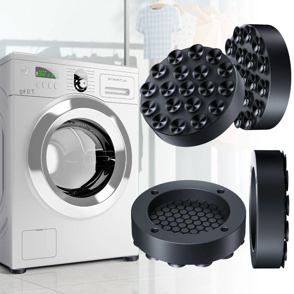 4pcs Non-Slip Anti Vibration Feet Pad Protects Washing Machine Support  Furniture