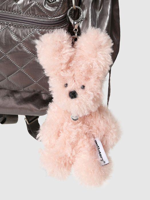 Mellotory Buckle Rabbit Keychain (pink)