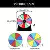 Wheel Prize Game Turntable Lucky Draws Roulette Wheel Tabletop Prize Turntable for Party Teaching Activity Supermarkets