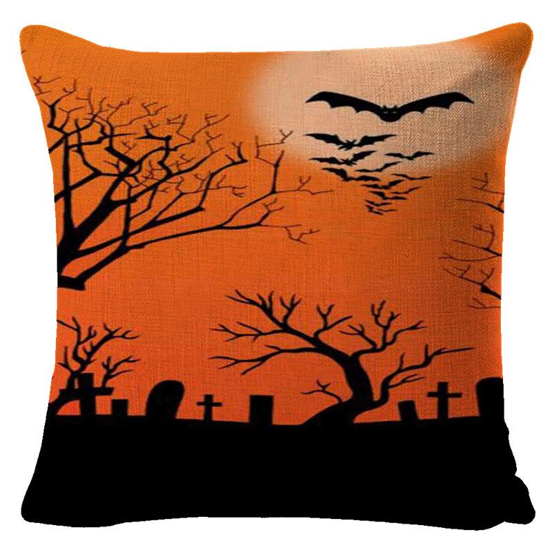 New Halloween Pillow Case Halloween Pillow Core Bed Home Decoration Bedside Cushion