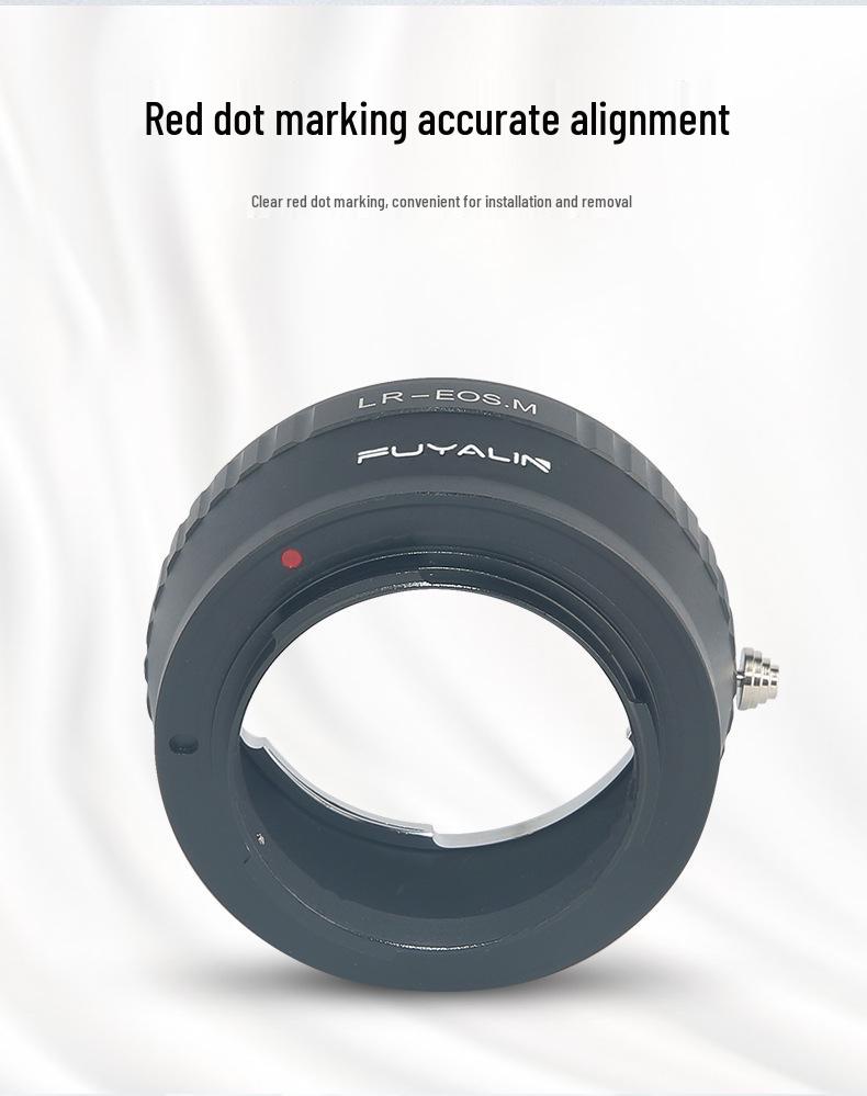 LR-EOSM Lens Adapter for Leica LR Lenses To Canon EOSM (M10, M5, M3)