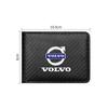 Koolstofvezel Auto Rijbewijs Tas ID Kaarthouder Portemonnee voor Volvo XC60 S90 XC90 S60 XC40 V60 V90 S40 Volvo C40 C70 Accessoires