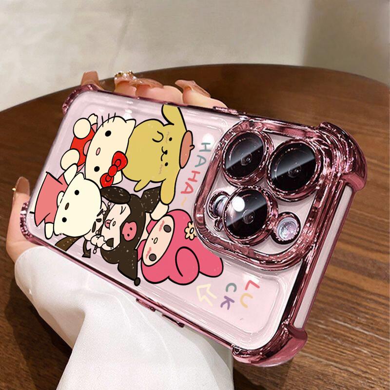 Case For Samsung Galaxy S26 S25 Ultra A57 A56 A16 A54 A55 A07 A35 S24 S23 Ultra Plus FE 5G Soft Hello Kitty Shockproof Casing