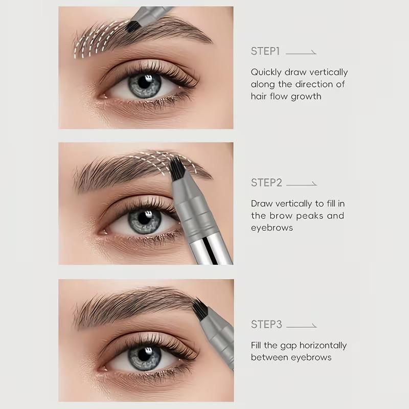 Plush long-lasting makeup water eyebrow pencil waterproof sweat-proof quick-drying eyebrow pencil natural wild eyebrow fashionable cosmetics for