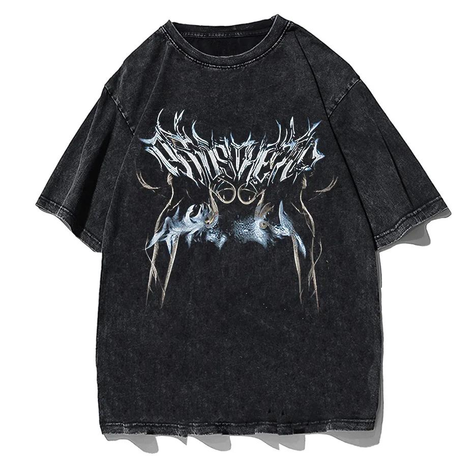 Devil Tarot Debiruman Devilman Crybaby Men's Tshirt Japan Anime Tee Shirt Harajuku Manga T-Shirts Cotton Clothing