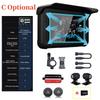 3-In-1 Motorbike Device: Dashcam+GPS Navigator+Wireless CarPlay, Supports Android Auto, Siri & Google Voice Assistant