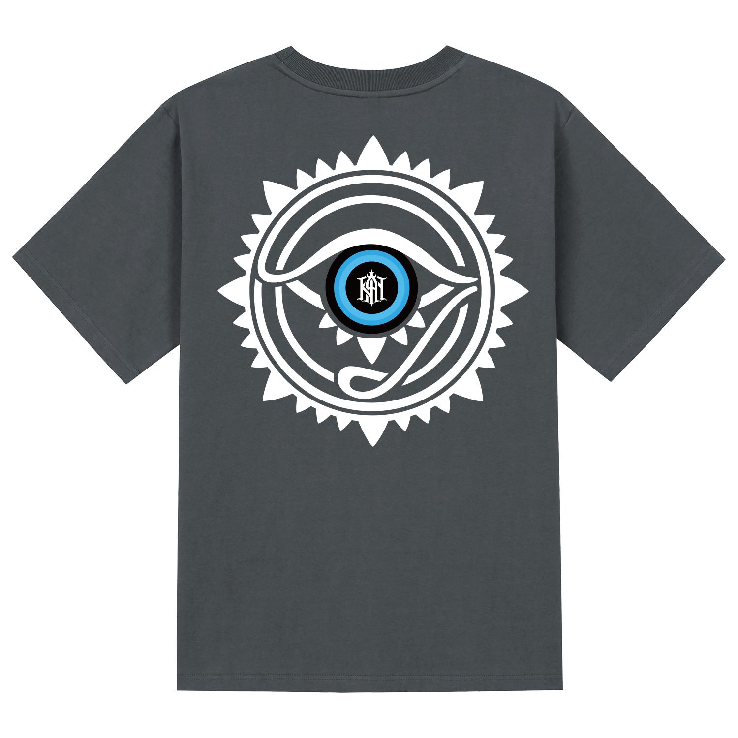 Khan 6312 Ktg0100 Eye Of Horus Short Sleeve T-Shirt - Gray Gray/L