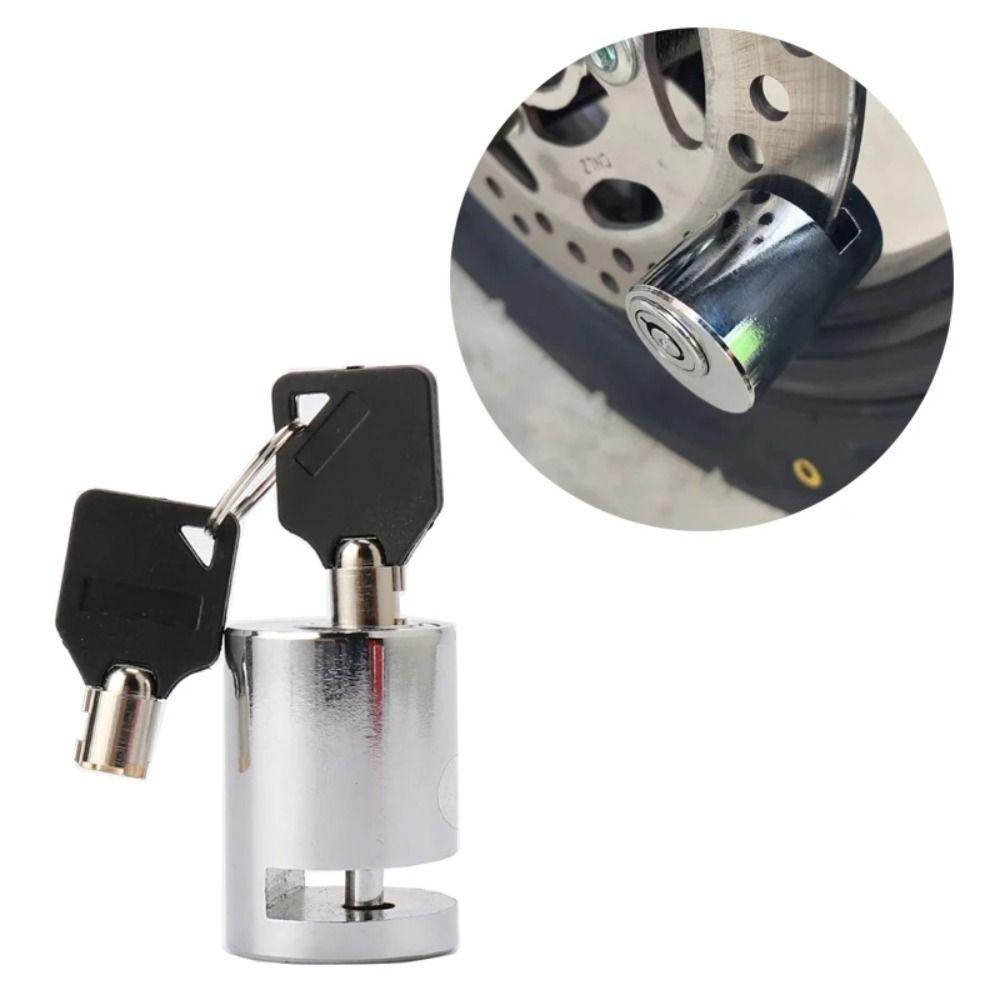 

Anti Prying Motorcycle Disc Brake Lock Waterproof Portable Disk Locks Anti-theft Wheel Lock Travel