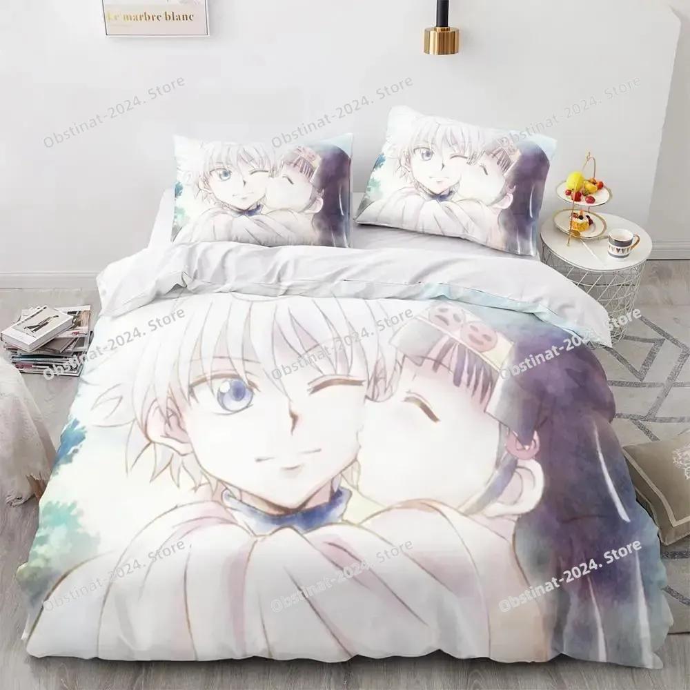 New Fashion HUNTER×HUNTER Beding Set Single Twin Ful Quen King-Sized Dimensionsd Dimensions Bed Linen Set Adult People Kid Bedrom Duvet cover Sets 3D