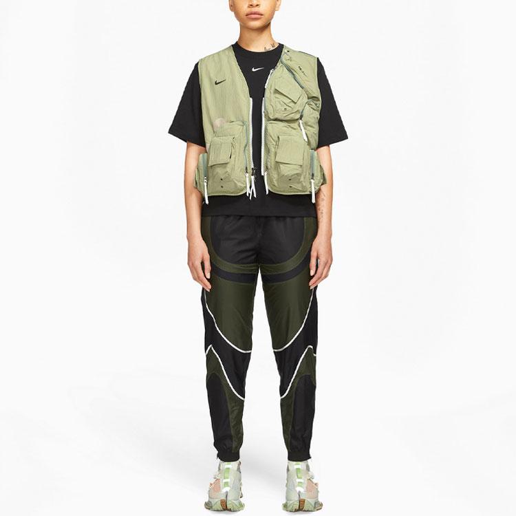 Nike ISPA Utility Vest Medium Khaki Men Outerwear Green CZ3209-205