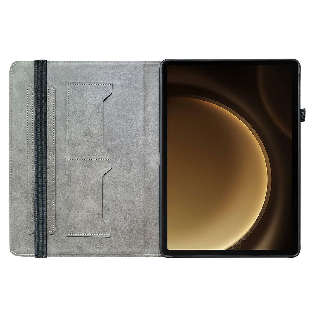 PU Leather Tablet Case for Samsung Galaxy Tab S10+ (12.4")-11 Styles! Durable,with 2 Stand Slots,Pencil Holder & Card Slots,Flexible TPU Back Cover