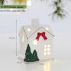 Glowing Ceramic Snow House Christmas Window Display Ornament