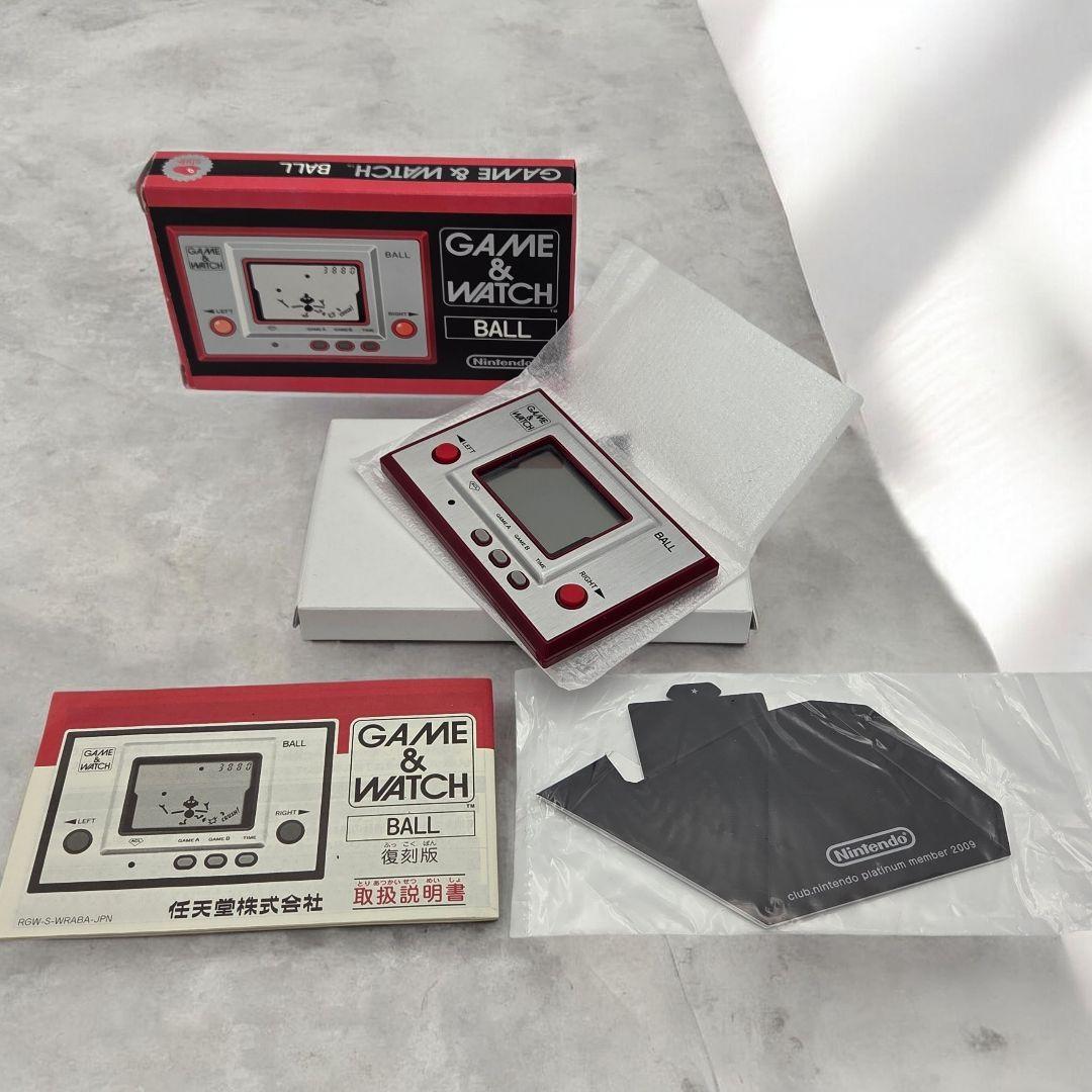 Used Nintendo Game & Watch BALL reprint edition with box explanation