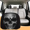 Head Rest Cover 2 Piece Ice Silk Cute Funny Cartoon Car Headrest Covers Seat Protector Accessories For Sedan Truck Suv Vehicle