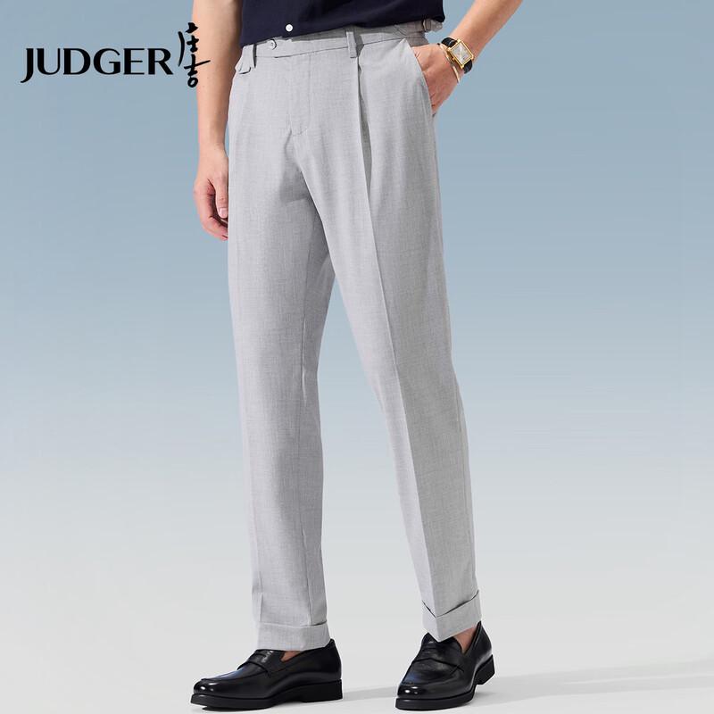 

Judger Men s Breathable Wrinkle-Resistant Straight Leg Double Pleat Casual Dress Pants 35