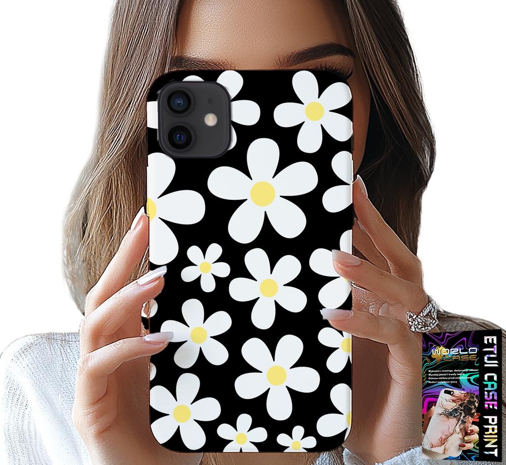 Etui Do Iphone 11 - Stokrotka, Stokrotki, Kwiatki, Plecki