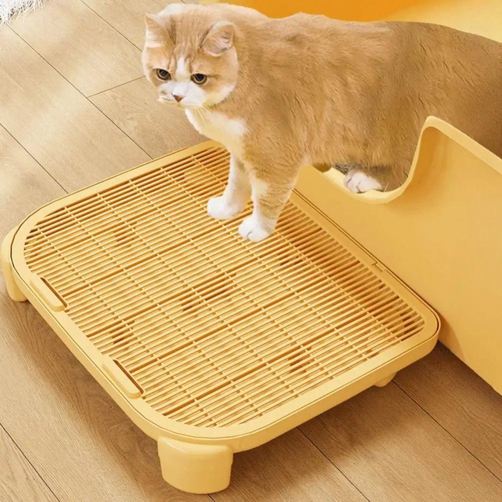 Large Cat Litter Mat Detachable Kitty Litter Trapper Mats Cat Litter Trapping Strainer  Pet Toilet