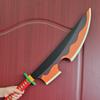 2pcs Uzui Tengen Swords Original Texture Anime Katana Cosplay Bamboo Wooden Toy Sword