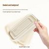 Jiwanggu 1000ml Square Compostable Corn Starch Food Containers (100 Sets)