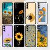 Beautiful Yellow Sunflower Case for Samsung Galaxy S21 S25 FE S24 S23 Ultra S20 S9 S22 Plus S10 TPU Cover