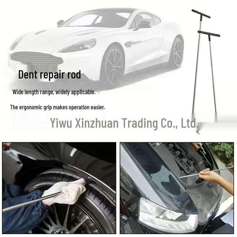 Cross-border Dent Repair Kit - Pry Bar & Rod for Sheet Metal, No Damage