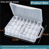 Sewing Organizer 46 Double-Sided Grids, For Embroidery Floss Thread Spool Storage Box, For Jewelry