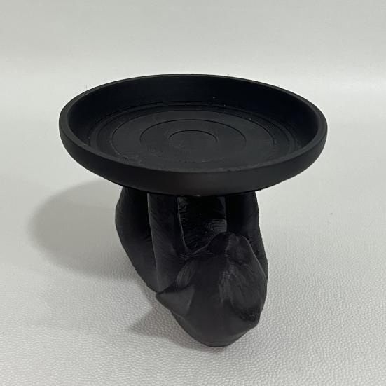 Schwarze Katze Schmuckablage 3D-gedruckte Kaninchen Aufbewahrungsablage Mehrzweck Schmuck Kleinkram Schlüssel Halter Organizer Desktop Dekoration