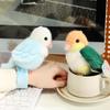 Braccialetto slap e ciondolo in peluche Uccellino: Portachiavi Pappagallo, Pinguino, Passero per Zaini dei Bambini