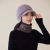 Rabbit Duck Tongue Knitted Hat Warm Fleece Ear Protector Wool Hat New Middle-aged and Elderly Hat Women's Autumn and Winter
