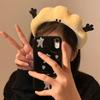Retro Leopard Print Plush Headband - Non-Slip, Korean Style for Women, Perfect for Autumn and Winter Face Washing