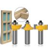 3 teile/satz Glas Tür Plank Holzbearbeitung Werkzeuge Curboard Cutter Router Bits 1/2 Schaft 12mm Schaft 8mm Schaft T typ Vollrund