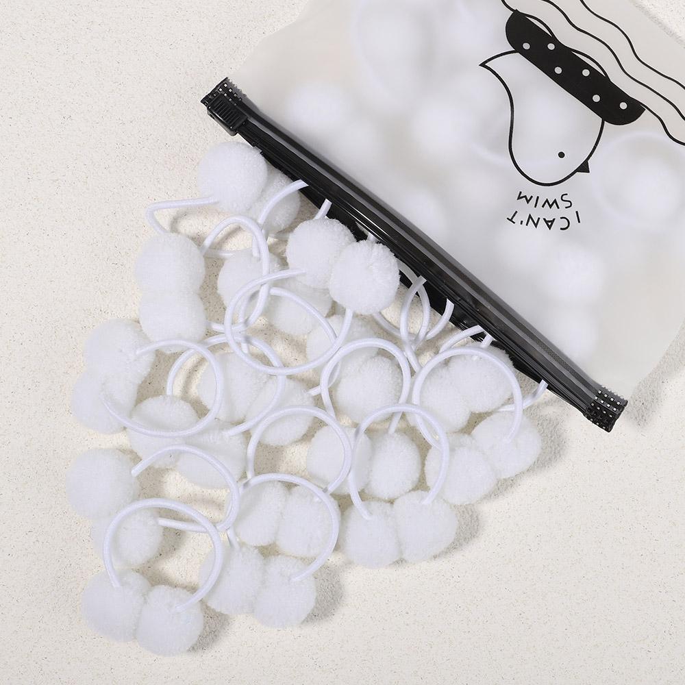 5 ks/sada Dívčí gumičky do vlasů Dvojitá plyšová kulička Sady gumiček do vlasů Pro miminka Děti Gumičky Elastické vlasové gumičky Vlasové doplňky