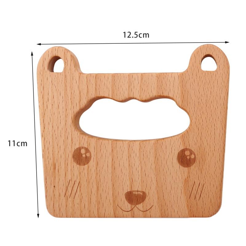 Wooden Kids Safe Cooking Knives Montessori Kitchen Toy Fruit Vegetable Cutter Chopper Educational Tools For Toddlers