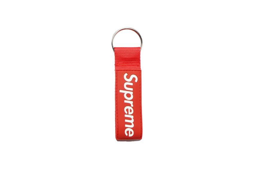 Supreme Webbing Keychain Red (23SS) One-Size
