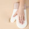 1 Pairs Thickened Cotton Mint Oven Mitt Silicone Household Glove Silicone Glove  Cooking Baking