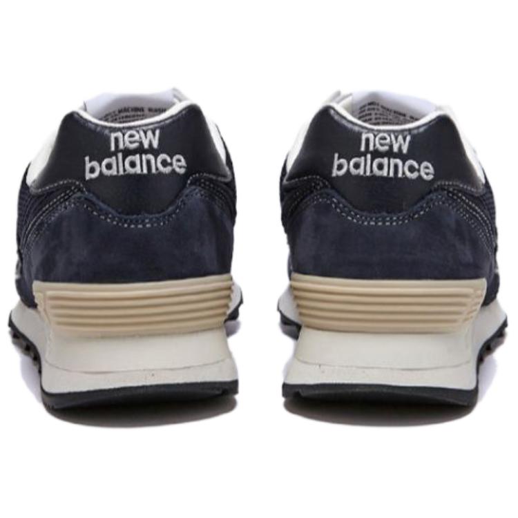 New Balance Pottery X  NB 574 Retro Casual Cushioning Durable Low-Top Sneakers Unisex Sneakers Deep-Blue U574BG2