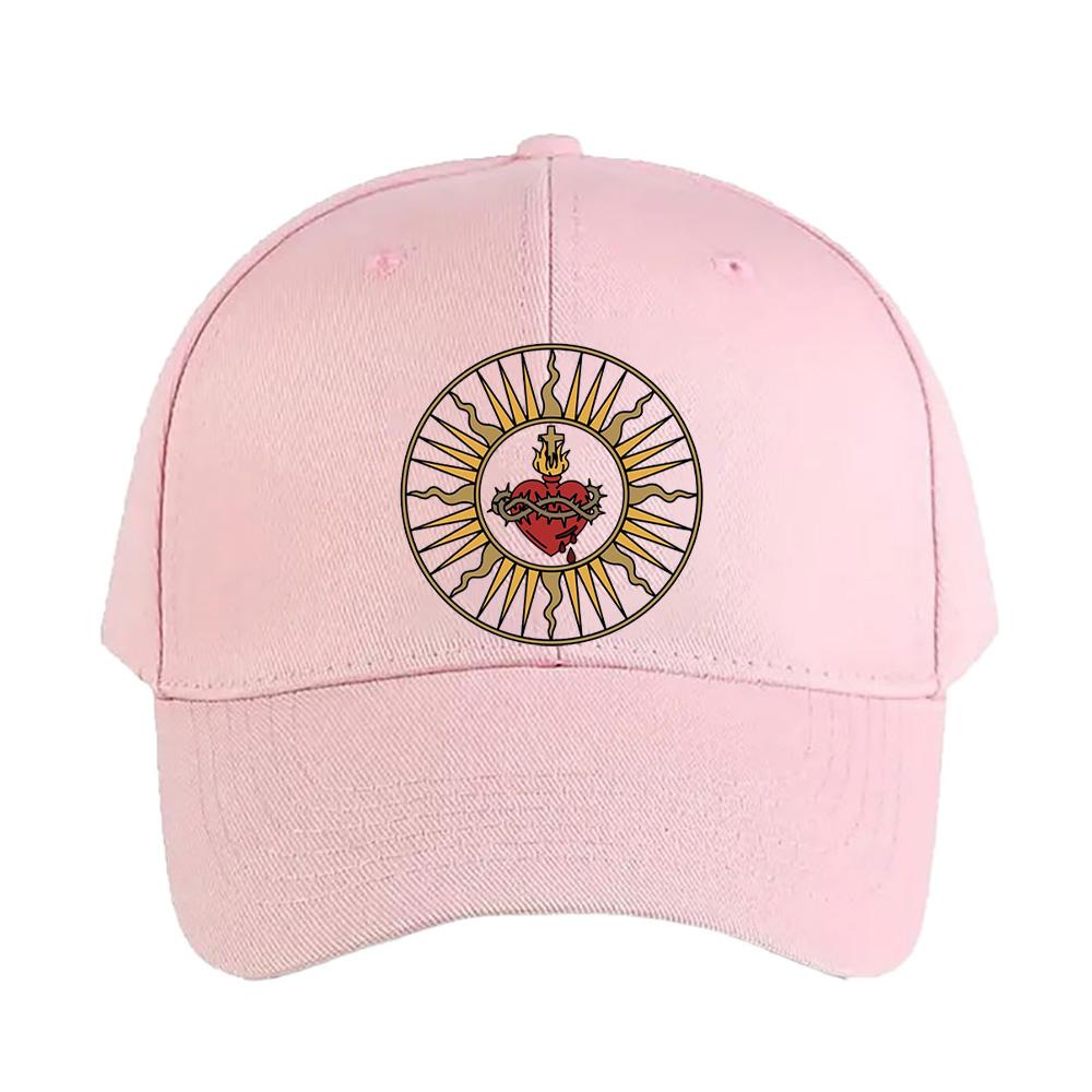 Sacred Heart of Jesus Cap Summer Woman Man Adult Hat Fashion Casual Adjustable Printed Baseball Caps Trucker Cap