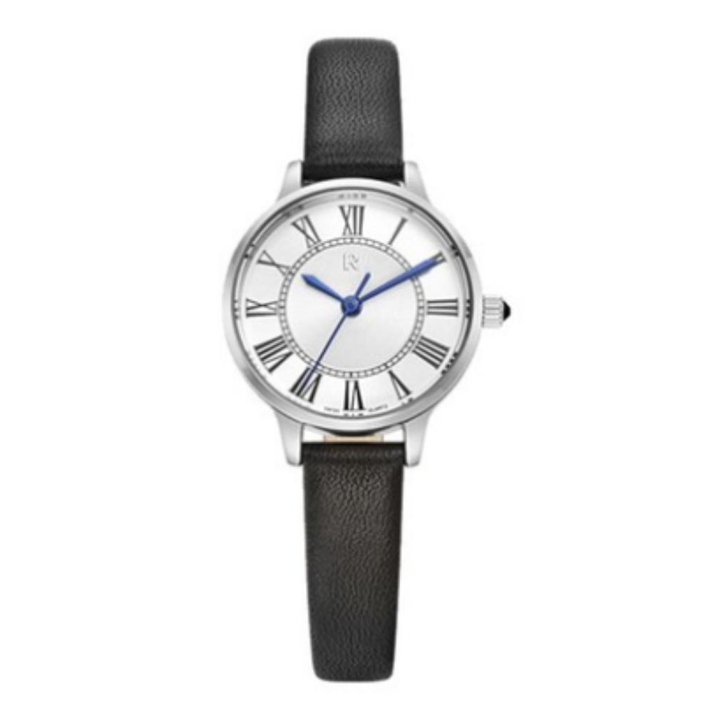 Romanson R Renata Sleek Women s Leather Watch RWRLLL1B2500WHWH0 + Gift Package