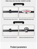 2024 USB Rechargeable Bicycle Turn Signals with Horn and Wireless Remote-Controlled Bright Rear Light for Night Riding.